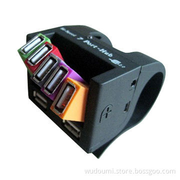 USB hub + card reader, all-in-one